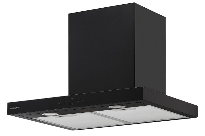 Изображение товара Вытяжка KRONAsteel Krhd235 ONYX 600 GLASS BLACK S 60 см черная стеклянная