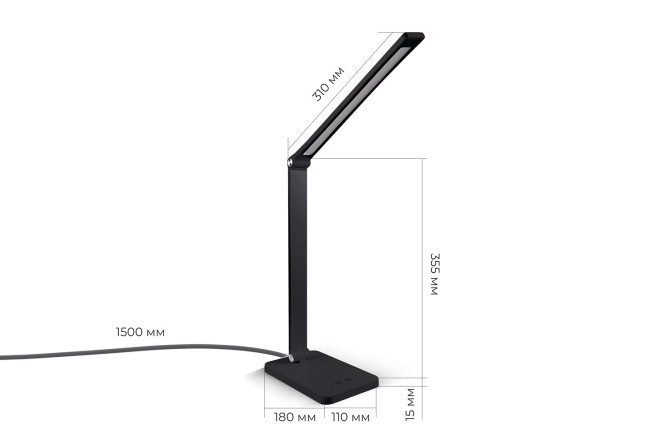 Светильник настольный IN HOME Plus ССО-14Ч LED, 11x36x33 см
