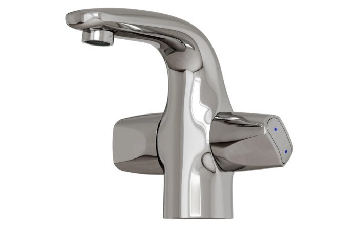 Изображение товара Смеситель для раковины MIXLINE Organic ML39-04 вентильный 11,1 см излив