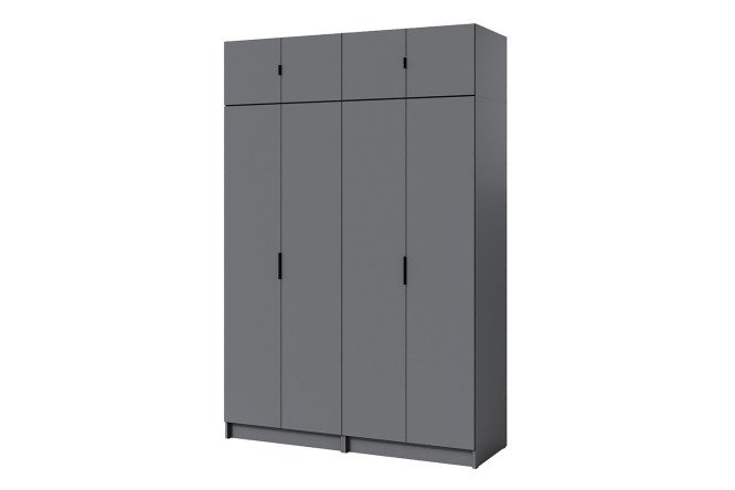 Изображение товара Четырехдверный шкаф Лофт с антресолью современный стиль