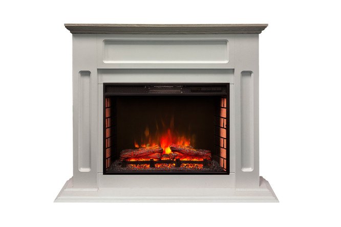 Каминокомплект RealFlame Bari 25.5 WTM-F511 + Sparta 25,5 LED напольный