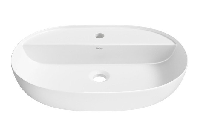 Изображение товара Накладная раковина Chic Riviera 50х13,5х38 см фарфор белый матовый