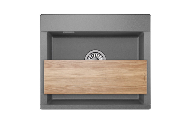 Изображение товара Мойка врезная GRANULA Estetica 5804 кварцевая 58х50х22 см