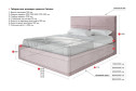 Каркас кровати Paloma 160х200 см