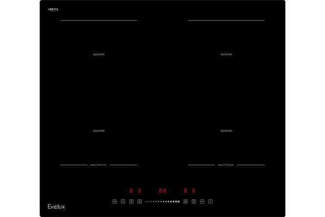 Изображение товара Индукционная варочная панель EVELUX EHI 6448 59 см с 4 зонами нагрева