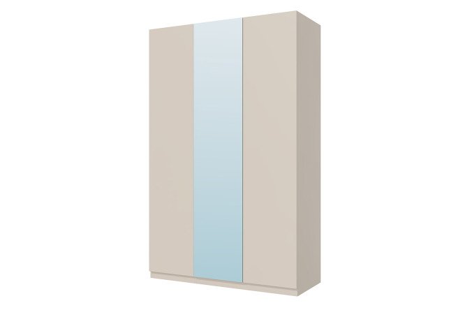 Изображение товара Шкаф 3-дверный HOFF Блокс Лайн 149,5х236,4х59,6 см бежевый с зеркалом