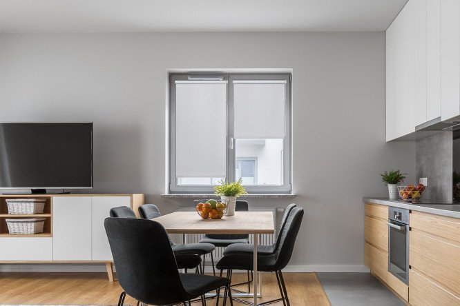 Изображение товара Рулонная штора MICASA Noa Мини 40х160 см, цвет серебристый