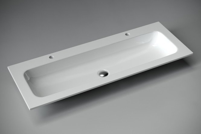 Умывальник накладной CERAMICANOVA Element CN7016 121х13.7х45.7 см