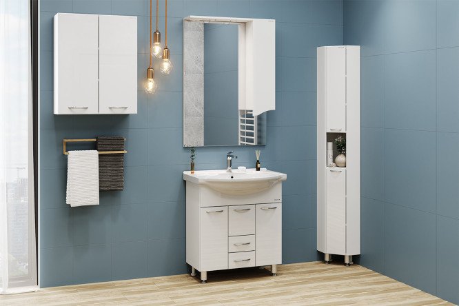 Изображение товара Ванный гарнитур Моника 75 с крзиной - современное решение для ванной