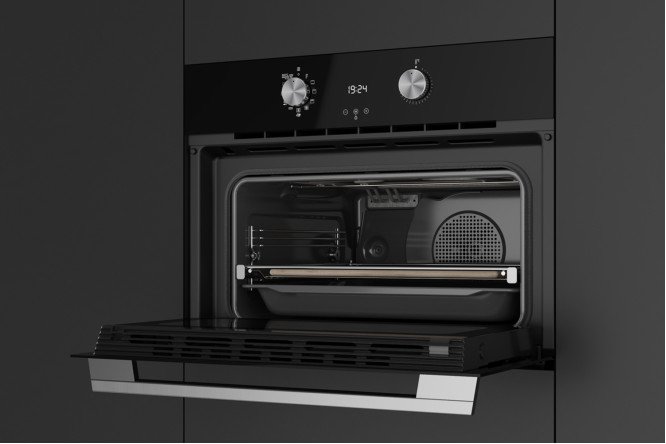 Электрический духовой шкаф Teka Urban Maestropizza HLC 8510P NIGHT RIVER BLACK 111130010 59.5х45.5х55.9 см