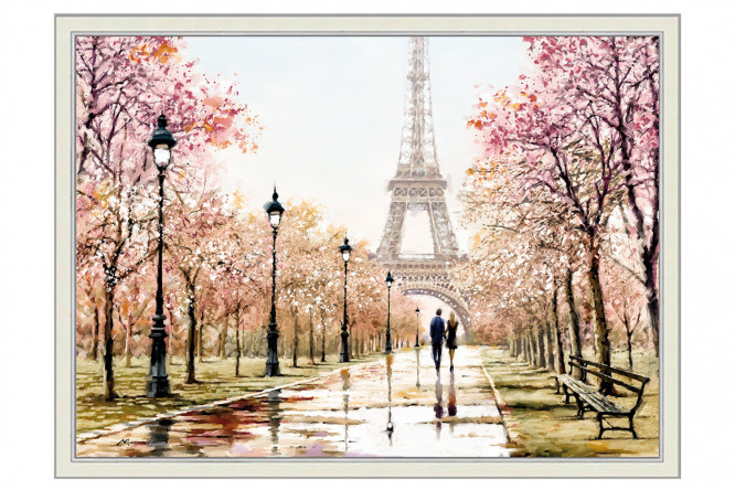 Изображение товара Репродукция в раме Весенний Париж 57х77 см для вашего интерьера