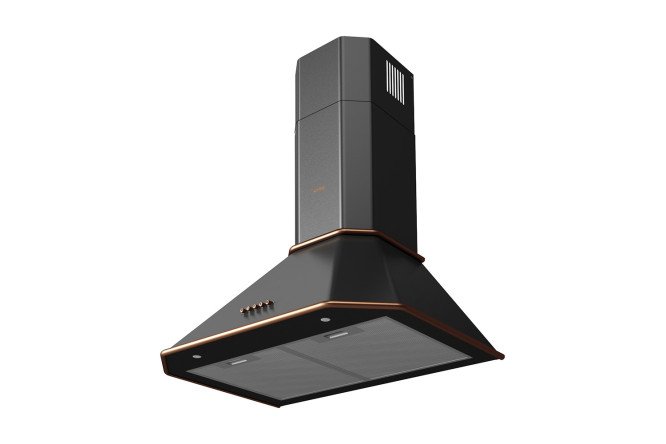 Изображение товара Вытяжка KORTING KHC 6839 RCN, матовый черный, медь, 59.8х55.6х45 см
