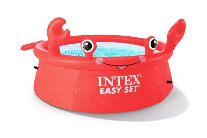 Изображение товара Бассейн детский надувной INTEX Easy Set Весёлый Краб Надувной, Круглый, 183х51х183 см