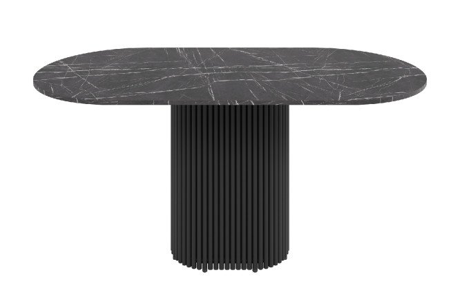 Изображение товара GENGLASS Trubis oval - стол с трубчатым основанием, 160x75x80 см