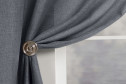Штора на ленте MICASA Kosett 144х280 см, 1 шт., цвет серый
