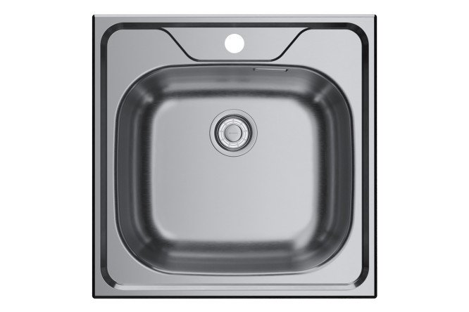 Изображение товара Мойка врезная с крылом OMOIKIRI Saru 50-IN 4997395 50х50х18 см