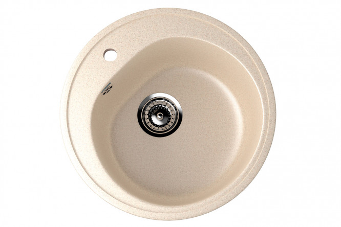 Изображение товара Мойка ULGRAN U-101 50x50x18 см искусственный мрамор кухонная