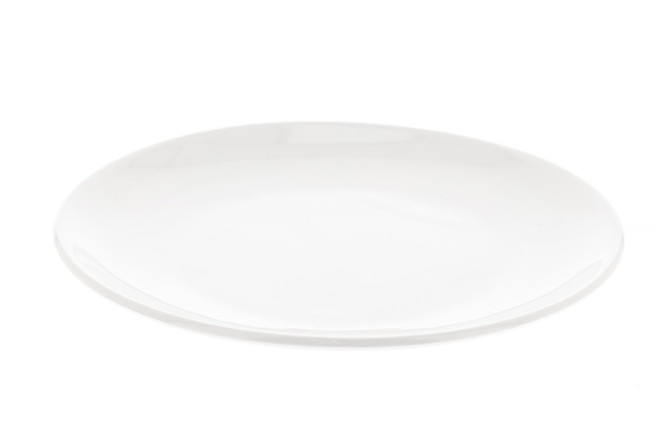 Изображение товара Мелкая тарелка Анабель из фарфора 20 см для сервировки и десертов