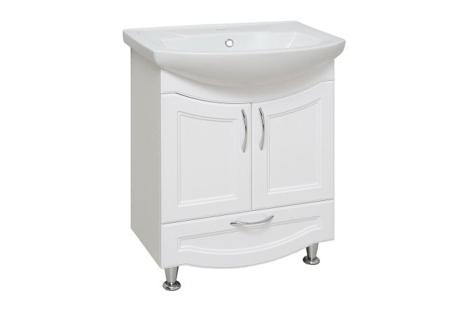 Изображение товара Тумба для ванной RUNO Неаполь 60 см белая без раковины