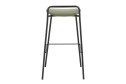 Стул барный Stool Group Mantis 46.5х82х47 см, цвет обивки зелёный, ножек чёрный