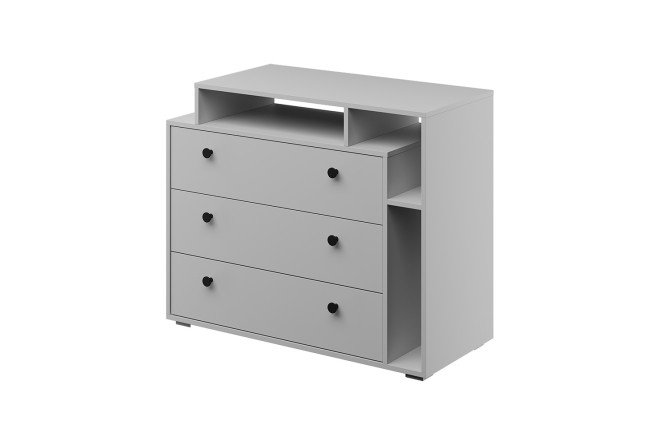 Изображение товара Комод Харви 3 ящика белый - стильное решение для хранения