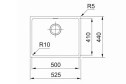 Мойка врезная FRANKE Smart SID 110-50 125.0443.353 52.5х44х20 см
