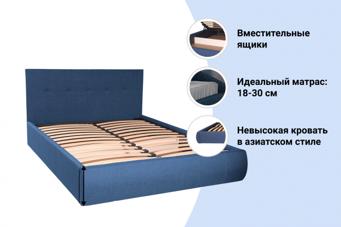 Хофф кровати 140х200 с выдвижными ящиками
