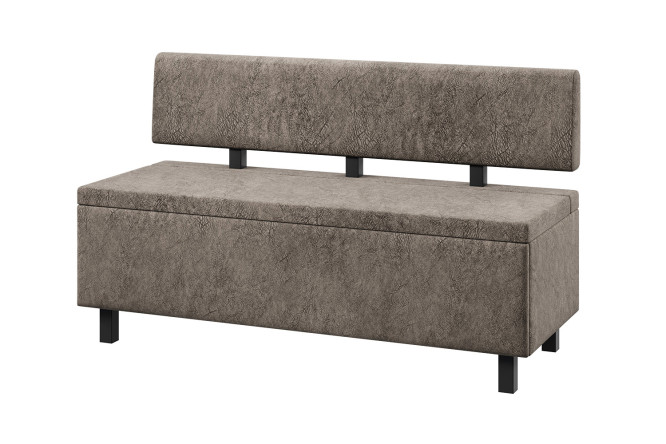 Изображение товара Скамья прямая Брайтон 130х78х51 см прочная и стильная мебель для дома и кафе