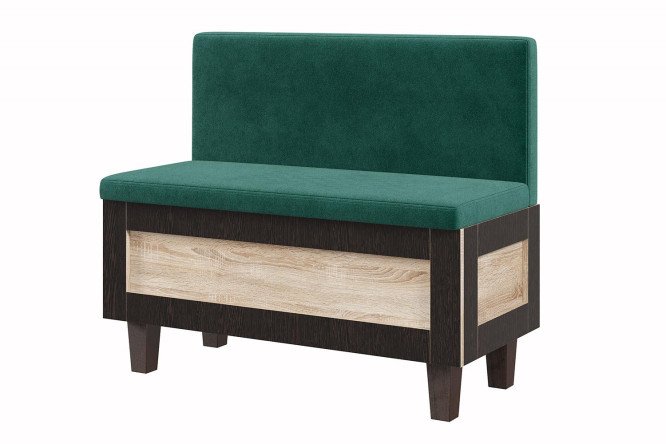 Изображение товара Кухонный уголок Кантри 103х88х53 см с обивкой из велюра