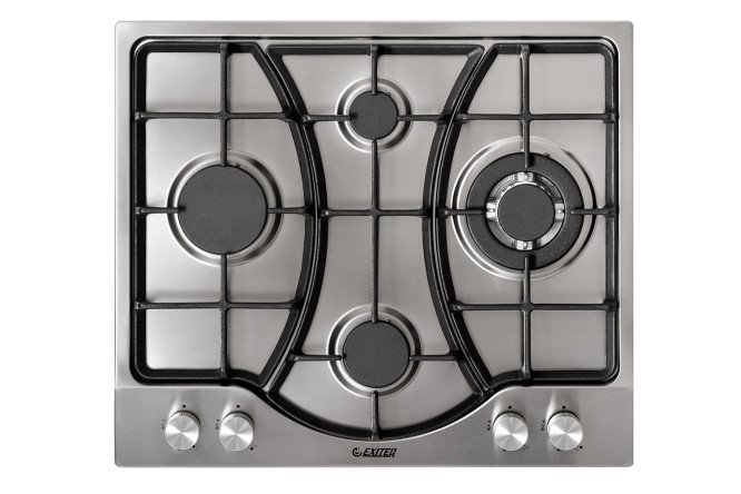 Изображение товара Газовая панель EXITEQ PF 640 STX-E/A E30007 60 см нержавеющая сталь