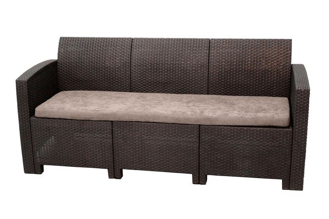 Изображение товара Диван трёхместный Arizona в цвете венге 173х76х62 см