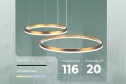 Люстра SEVEN FIRES Хелин 20 кв.м., LED, 60 см