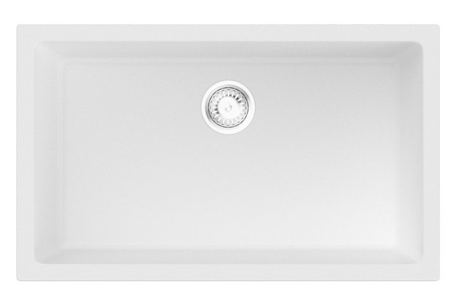 Изображение товара Врезная кухонная мойка OMOIKIRI Okinoshima 76-U/I-WH 76х46 см натсерamic