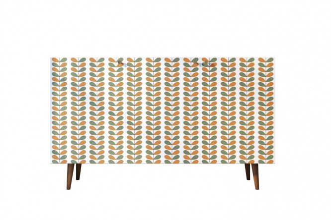 Изображение товара Комод Berber с оригинальным фасадом и коричневым каркасом