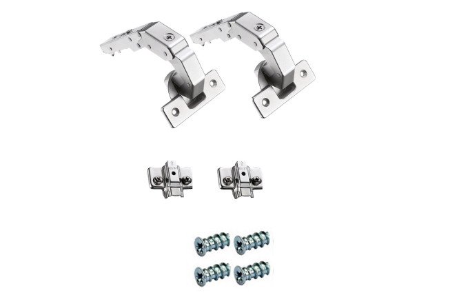 Изображение товара Комплект петель Titus T-type для Г-образного навесного углового шкафа