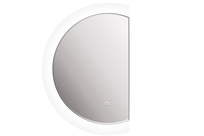 Изображение товара Зеркало ALIAS Дафна d80602R с LED-подсветкой 60х80 см для ванной и спальни