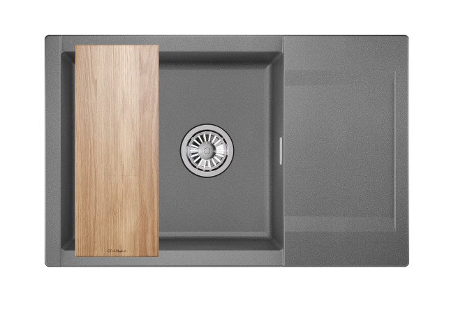 Изображение товара Мойка врезная GRANULA Estetica 7807 с крылом 78х50х22 см
