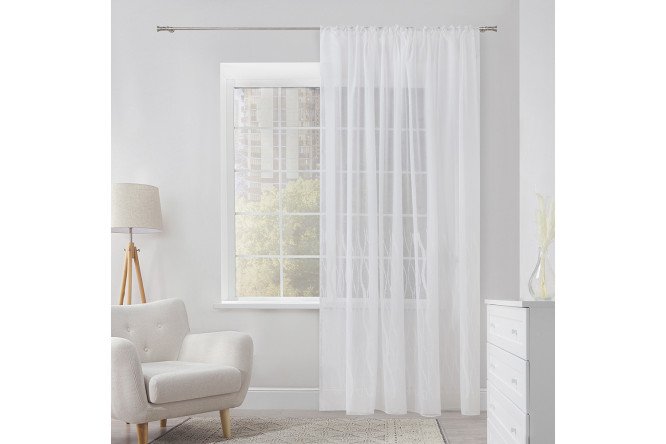 Изображение товара Тюль на ленте ESTUDI BLANCO Ulrica 300х280 см, 1 шт., цвет белый