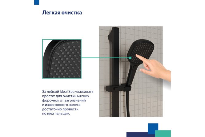 Лейка для душа MILARDO Ideal spa ILS3FB0M18