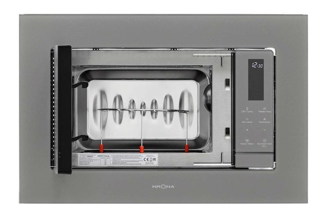 Микроволновая печь KRONAsteel KRMW31 MYSTERIUM mw 60 GR ,серый, 59.5х39х31.9 см
