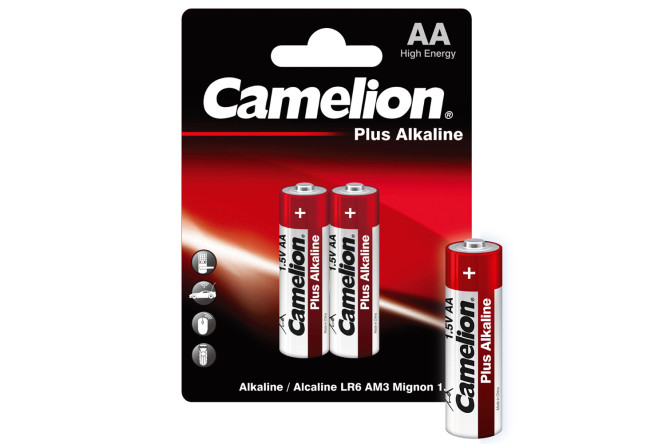 Изображение товара Батарейки CAMELION Plus alkaline AA, 2 шт.