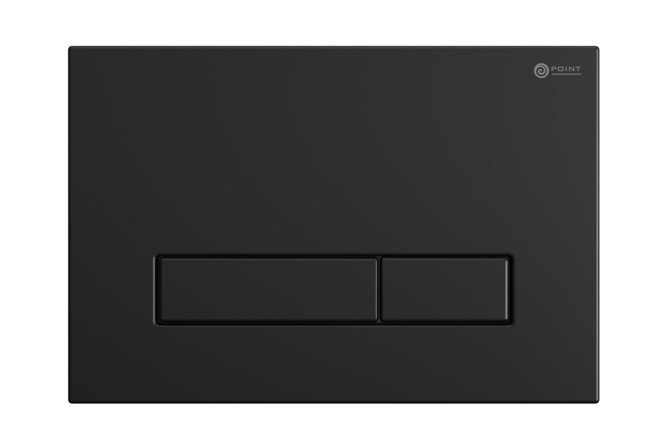 Изображение товара Клавиша смыва POINT Меркурий PN44831BM для инсталляции, черный матовый