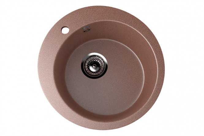 Изображение товара Кухонная мойка ULGRAN U-405 49.5х49.5х19 см искусственный мрамор