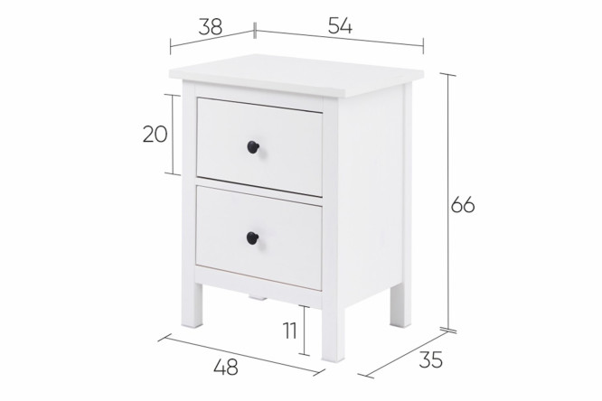Фото 18 Комод 2 ящика Эванс