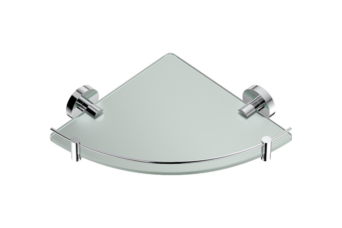 Полка угловая с держателями Harmonie HAR 039 26x5.3x26 см