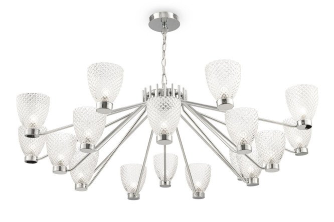 Изображение товара Люстра MAYTONI MOD068PL 48 кв.м., стильная и современная, размеры 114x64x114 см