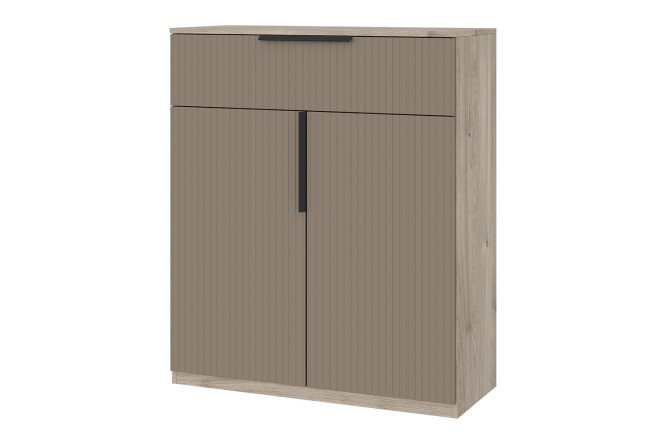 Изображение товара Тумба для обуви Астория 92.6х110х40 см с ящиком, серый дуб