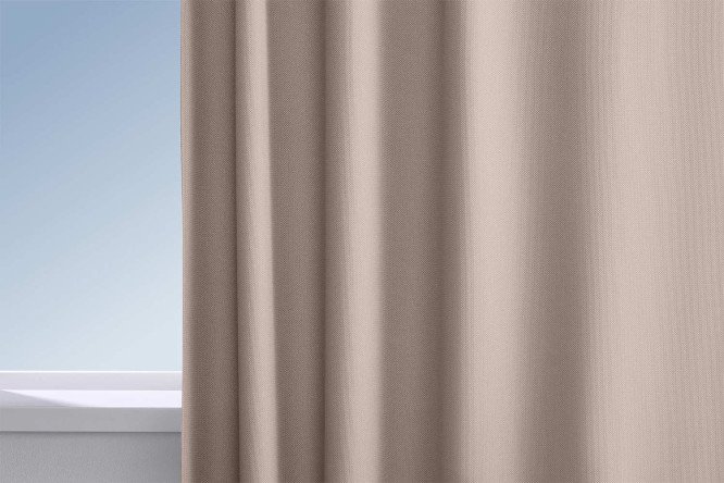 Штора ESTUDI BLANCO Jetta 180х280 см, 1 шт., цвет кремовый