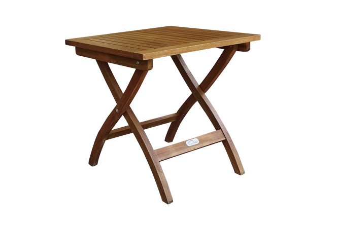 Изображение товара Стол складной Karo 50 см натуральный тик компактный и прочный