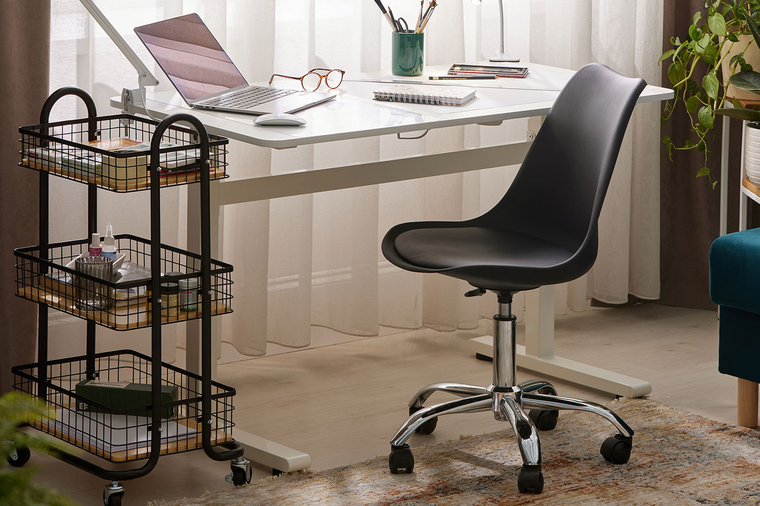 Этажерка 3-ярусная BERKRAFT Loft 45.5x78x33.6 см